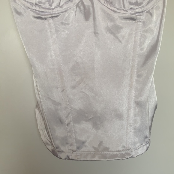 White satin bustier size xxs - Picture 5 of 12